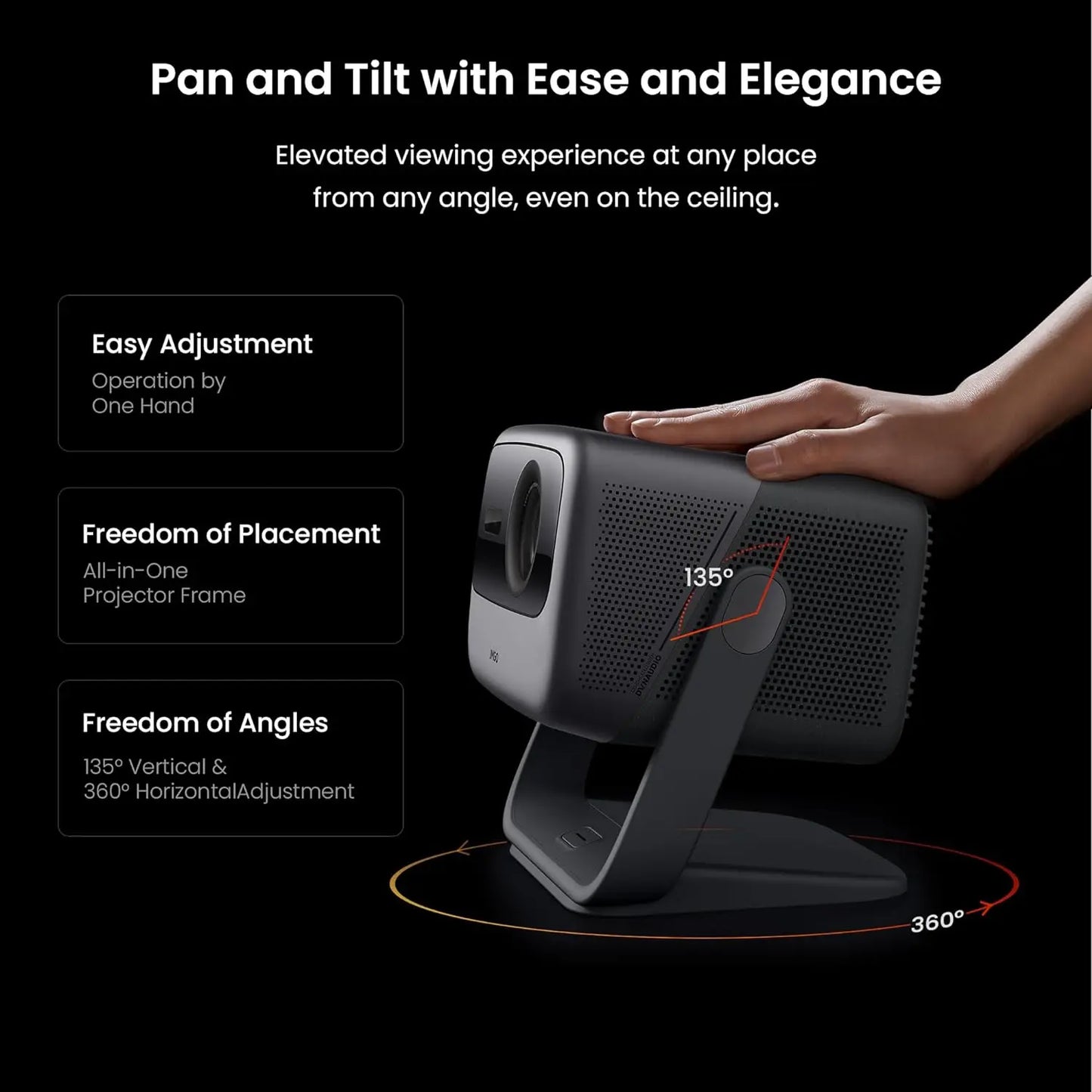 JmGo N1 4K RGB Laser Projector