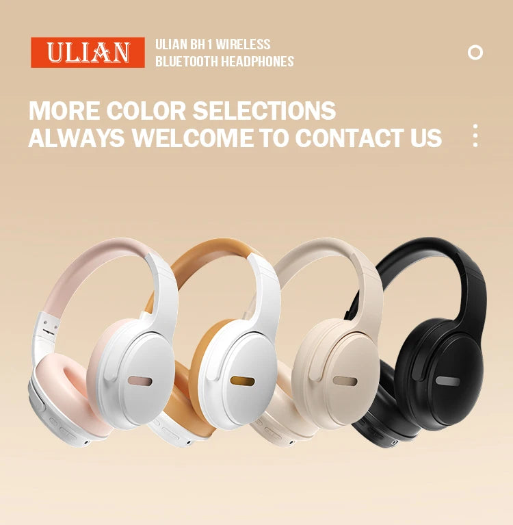 BH1 Type C Foldable Bluetooth Headphones